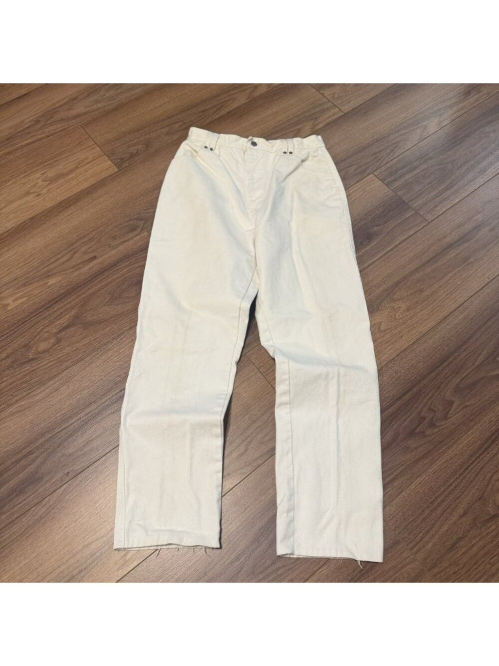 Vintage Ozark Mountain Jean Company Womens White Western 13/14 Bareback